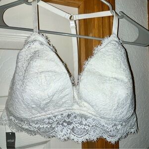 Aerie White Lace Bralette